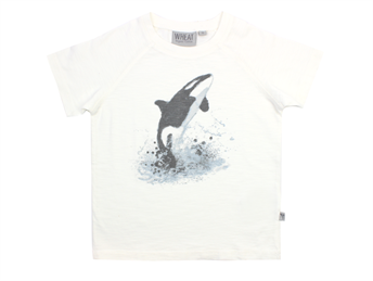 Wheat t-shirt ivory killer whale