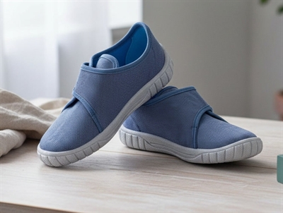 Superfit Bill hjemmesko i blå med velcro