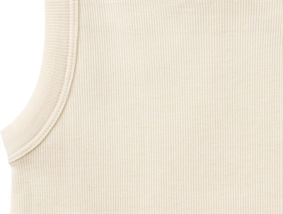 Detalje af Wheat Minka top ivory i rib
