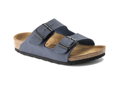 Birkenstock Arizona Kids sandal i navy med to justerbare metalspænder