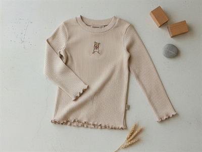 Wheat moonlight rose bluse Louann