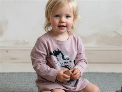 Wheat t-shirt Elsa dusty lavender