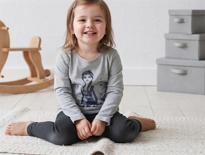 Wheat t-shirt Frozen Elsa melange grey