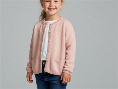 Wheat cardigan Ibi rose tan glitter