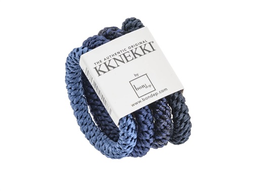 Kknekki Hårelastikker Dark Blue Mix Mix (4-pak)