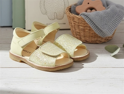 Angulus lys gul sandal glitter