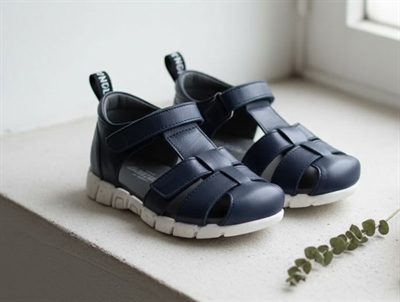 Angulus navy sandal