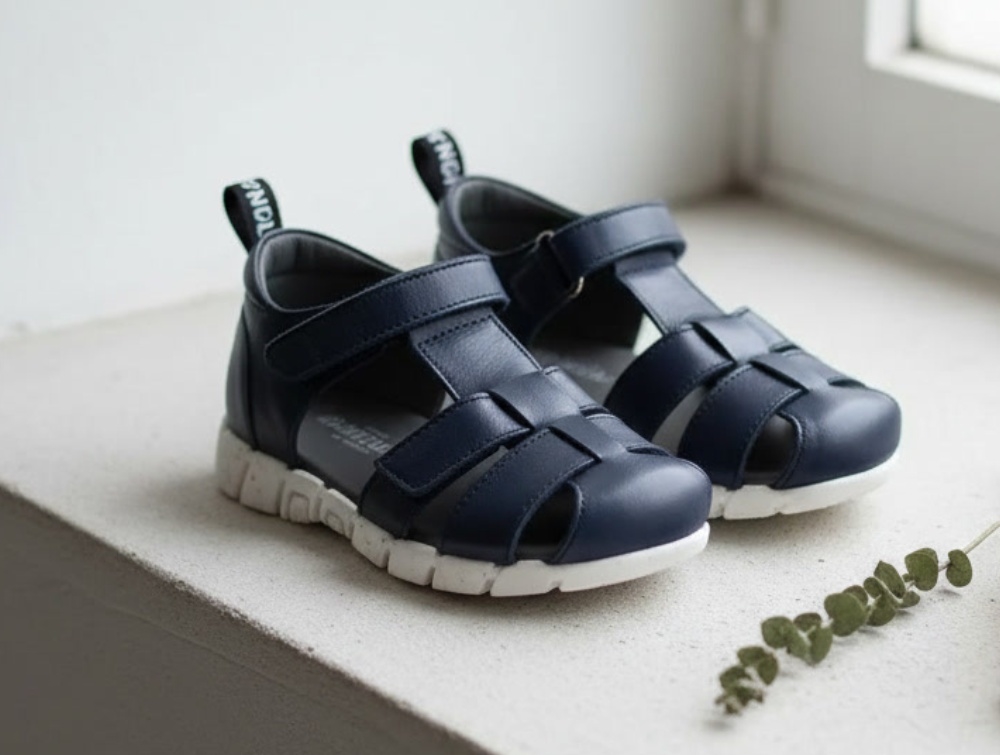 Angulus Navy Sandal - Str. 29