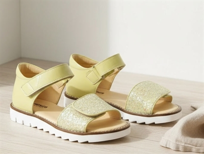 Angulus lys gul sandal glitter