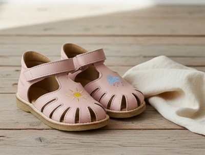Angulus rose vejrbroderi sandal