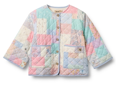 Wheat Inaja quilt jakke patchwork flowers i bomuld