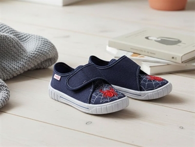 Superfit blau/rot hjemmesko Bill edderkop