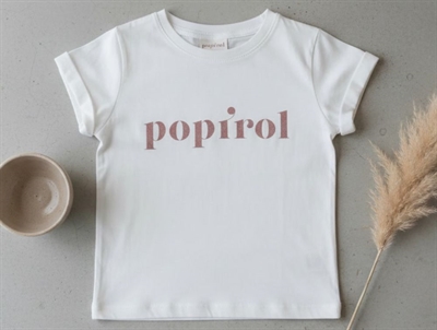Popirol t-shirt råhvid capsule