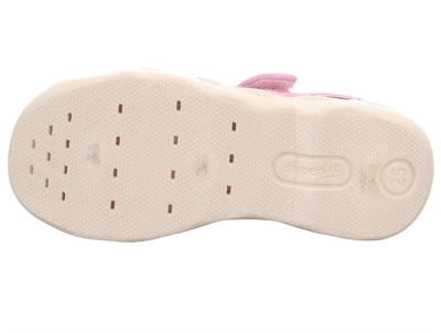 Superfit Bubble hjemmesko rosa med velcro