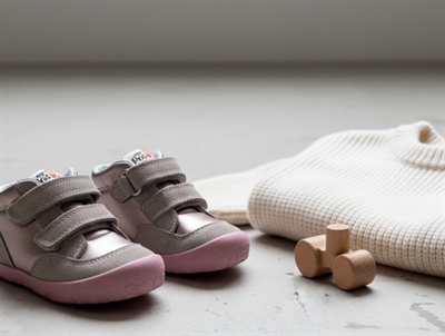 Superfit Flummi prewalker beige/rosa med velcro