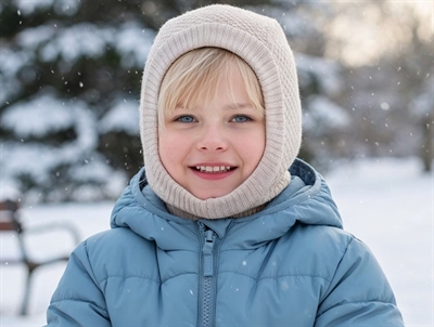 MP Oslo elefanthue beige melange i merinould med bomuldsfoer