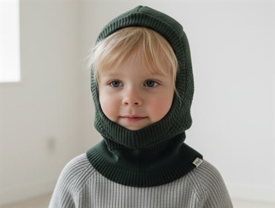 MP elefanthue Oslo dusty ivy uld/bomuld windstopper