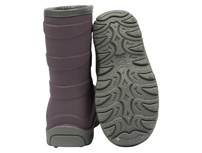 Mikk-Line termostøvle i gråbrun nuance set forfra