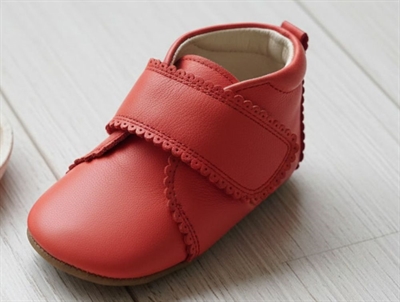 Pom Pom hjemmesko rød