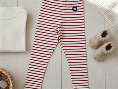 Wood Wood leggings Ira offwhite/red stripes
