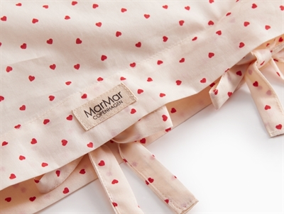 MarMar junior sengetøj happy hearts med snørelukning