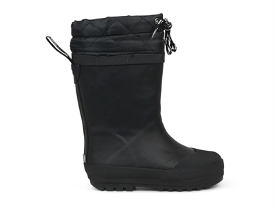 Angulus vintergummistøvle i sort med uldfoerAngulus vintergummistøvle i sort med uldfoer