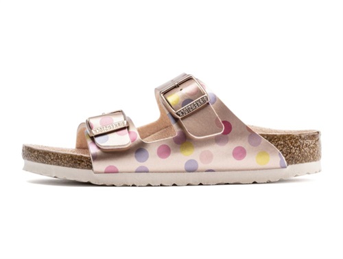 Birkenstock Arizona Sandal Kobber Med Prikker - Str. 35