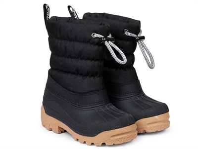 Angulus sort termo snestøvle med uldfoer