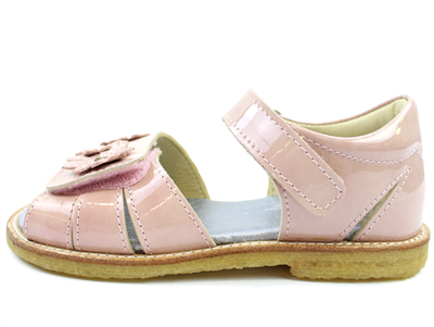 Synlig lov tage ned Arauto RAP sandal rosa lak med blomster | 11-10225-32 | str. 27-32 | 6UDSALG