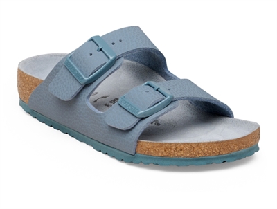 Birkenstock Arizona Kids sandal i blågrå med to spænder