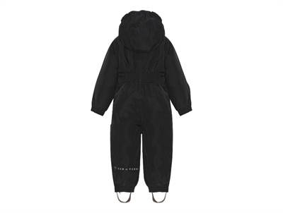 Ver de Terre wintersuit sort med hætte bagside