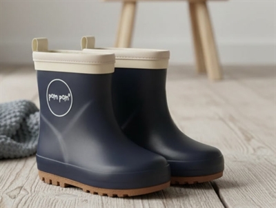 Pom Pom vintergummistøvle navy