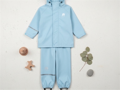 CeLaVi regnsæt lyseblå med aftagelig hætte