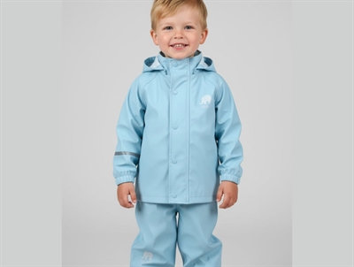 CeLaVi regnsæt lyseblå med aftagelig hætte