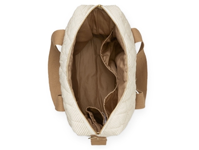 Cam Cam Copenhagen pusletaske klassisk striber camel