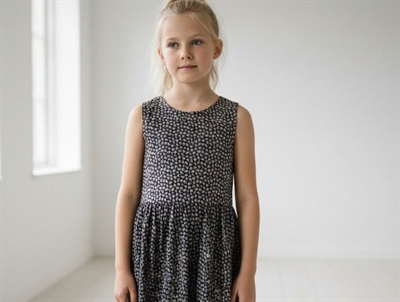 Wheat kjole Sarah blue ink