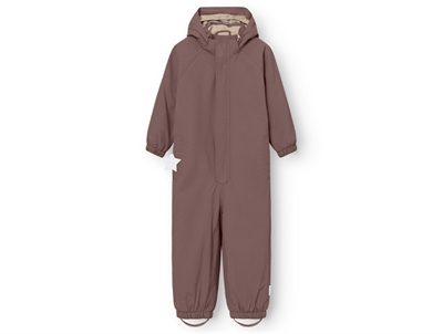 Mini A Ture flyverdragt i peppercorn plum set forfra