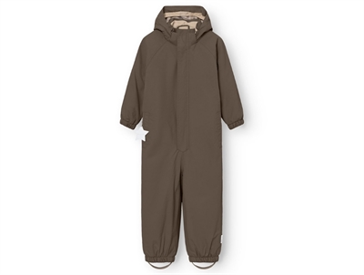 Mini A Ture flyverdragt i tarmac green set forfra med refleksdetalje