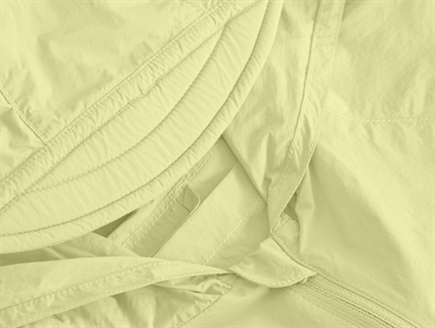 Mini A Ture Matasla uv overgangsjakke i wheat yellow med let haette