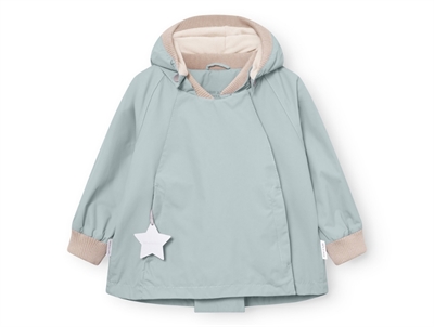 Mini A Ture Matwiami overgangsjakke i cloud blue set forfra