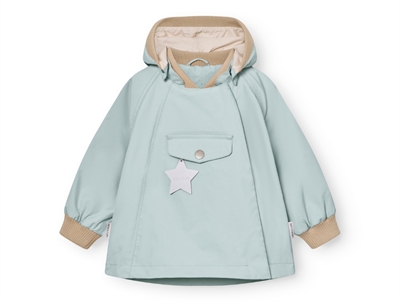 Mini A Ture Matwai overgangsjakke i cloud blue set forfra