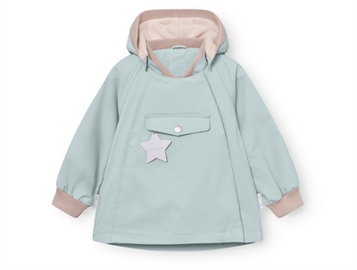 Mini A Ture Matwai overgangsjakke i cloud blue set forfra