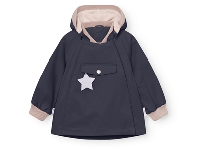 Mini A Ture Matwai overgangsjakke i ombre blue set forfra