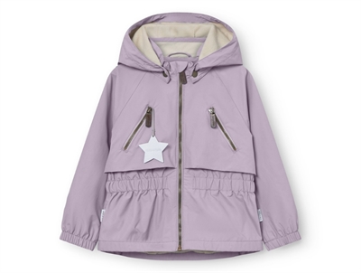 Mini A Ture Matalgea overgangsjakke i minimal lilac set forfra