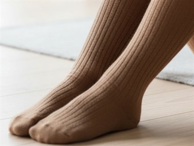 MP strømpebukser uld peacan pie