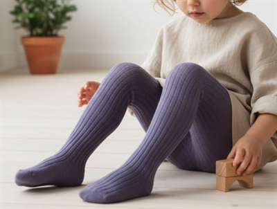 MP lavender dust strømpebukser bomuld