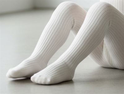 MP strømpebukser bomuld snow white