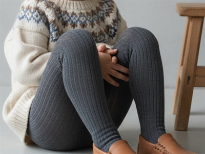 MP strømpebukser bomuld dark grey