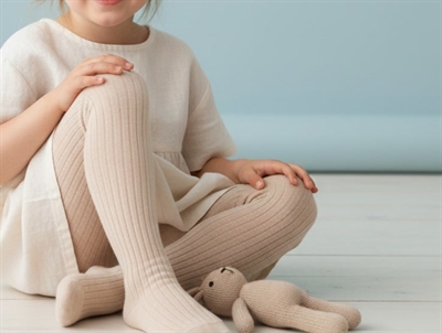 MP strømpebukser bomuld rose dust