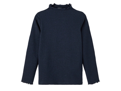 Name It dark sapphire glitter top